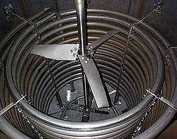 Inside of the fermenter at Labrot and Graham