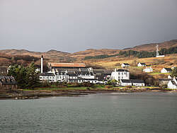The Isle of Jura distillery on the Isle of Jura