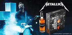 The metal band Metallica plays whiskey