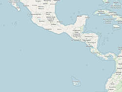 Map of Central America