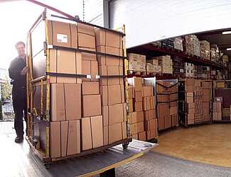 Parcel collection by DHL