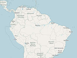 Map of South America