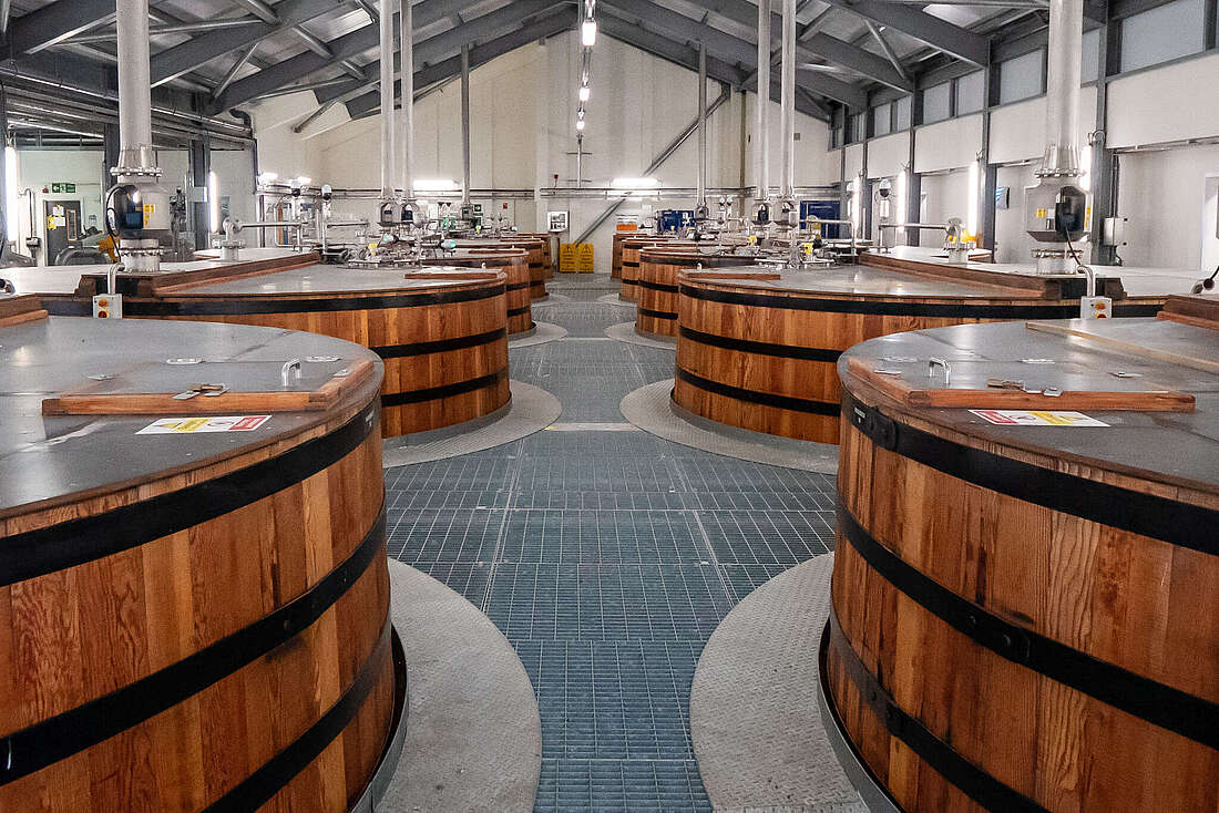 Teaninich Brennerei, Washbacks